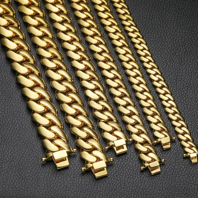 Classic Miami Cuban Chain – “OG Drip” Edition - The Gold Supply