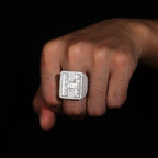 Custom Initial Iced Ring – “Prime Letter” Edition A 7 - Shop Gold Supply