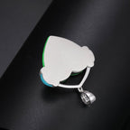 Moissanite Glow Heart Pendant – “Heartbeat Harmony” Edition - The Gold Supply