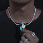 Moissanite Glow Money Bag Pendant – “Run the Bag” Edition - Shop Gold Supply