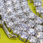 Moissanite Tennis Chain – “Eternal Shine” Edition - The Gold Supply