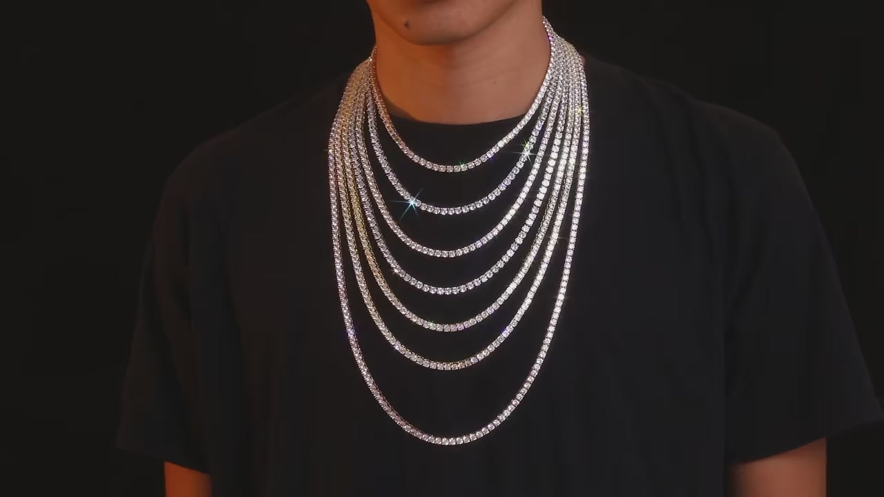Moissanite Tennis Chain – “Eternal Shine” Edition