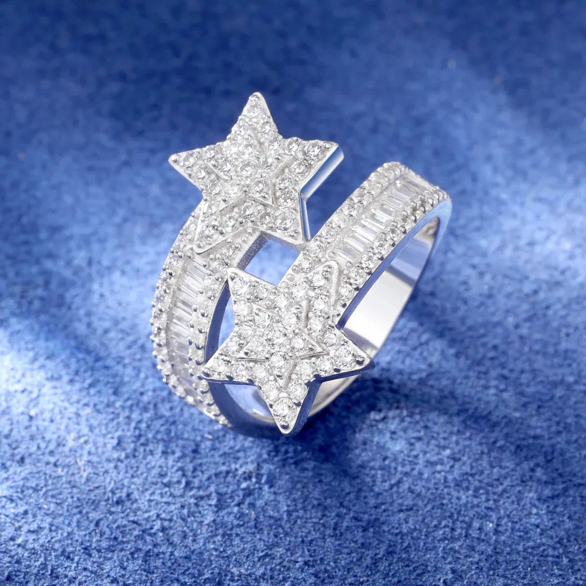 Shooting Star Wrap Ring – “Cosmic Trail” Edition - The Gold Supply
